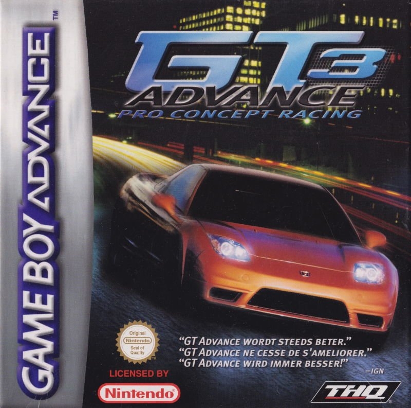 Capa do jogo GT Advance 3: Pro Concept Racing